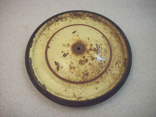 Vtg metal wheel - metal, 7-3/8''