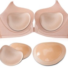 Silicone Bra Breast Pads Push Up Chicken Bikini Self Adhesive Fillets Inserts