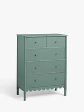 John Lewis ANYDAY Hem 5 Drawer Chest Green