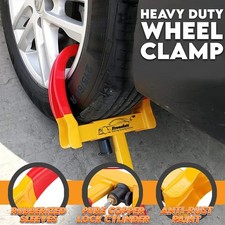 Xtremeauto Heavy Duty Wheel Clamp Lock Cars Trailer Caravan Security Anti Theft