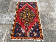 Vintage Oushak Rug 1.8x3.3 ft