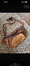 Brown Real Leather Bum Bag