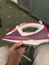 Black and Decker X2450 2400W Turbosteam Iron Steam Purple