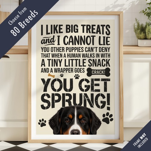 Funny dog treats - dog, quote
