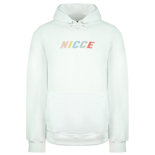 Nicce myriad mens white hoodie - nicce,