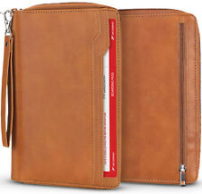Family Passport Holder - Large Capacity Travel Wallet with RFID Protection -
