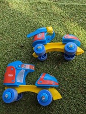 Boys Paw Patrol Blue Adjustable Quad Roller Skates - Kids UK Size 7-11