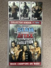 Topps 2008 + 2009 WWE Slam Attax Binder Complete Collection