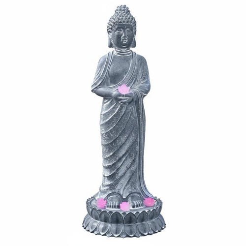 Solar buddha statue - buddha,