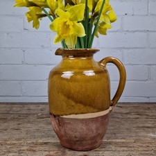 French Slip Glazed Jug - 19th