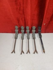 5 Antique French Iron Window Shutter Catches Latches