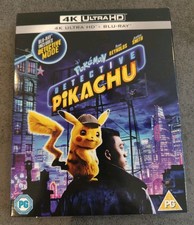 DETECTIVE PIKACHU 4K + BLU RAY