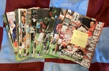 Complete set of West Ham United home programmes 1996/97 League And Cups