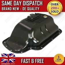 PEUGEOT 106 206 207 307 1007 1.1 1.4 STEEL ENGINE OIL SUMP PAN + PLUG & BRACKET