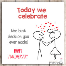 Funny Anniversary Card for