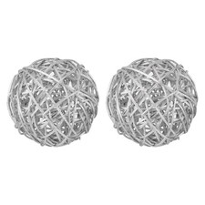 2 Pcs Wicker Rattan Balls 3