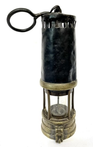 Antique miners lamp - miners,