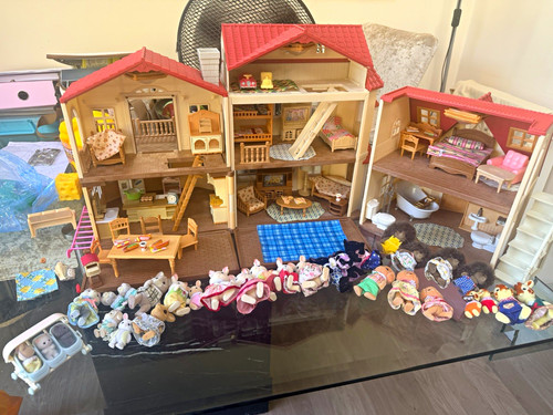 Sylvanian families furnished - sylvanian,