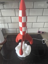 Rocket ship lamp printed - 3d,
