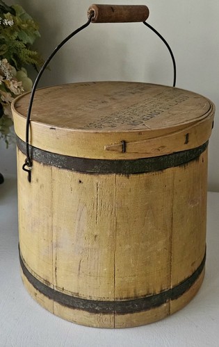 Antique mince meat firkin - antique,