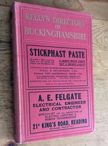 1928 buckinghamshire kellys - 1928,