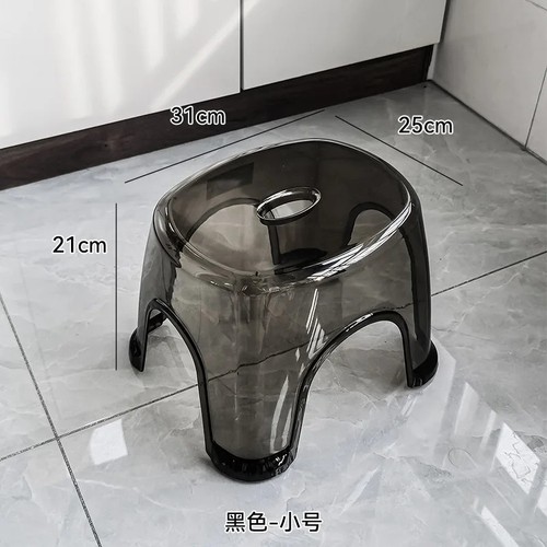 Clear acrylic shower stool non - clear,