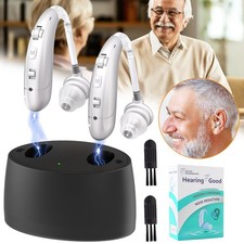 Digital Hearing Aids Rechargeable Hearing Amplifier Seniors Sound Voice Enhancer