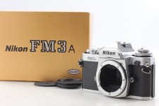 "MINT+++ w/ Box" Nikon FM3A Silver 35mm SLR Film Camera Body From JAPAN
