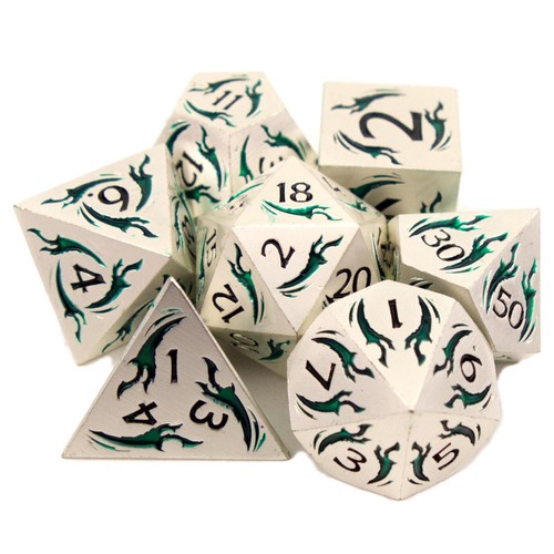 Metal dice set - metal,