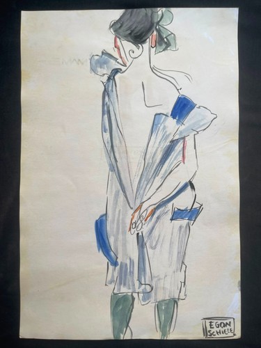 Egon schiele paiting old - schiele, on