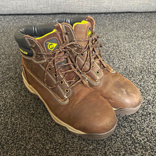 Dunlop brown leather - brown, lace-up