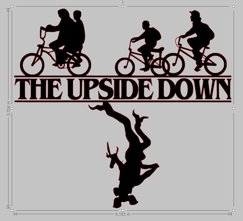 Stranger things sticker vinyl - stranger,