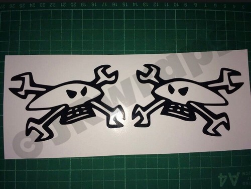 Guy martin skull logo - (x2),