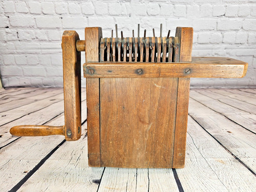 Antique wooden apple - antique,