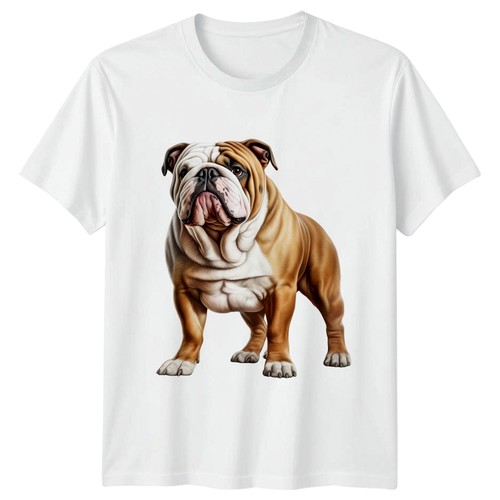 English bulldog illustration - bulldog,