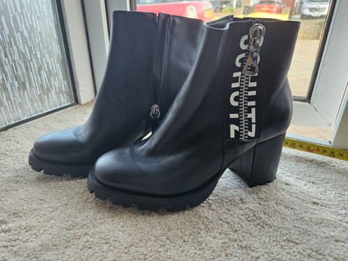 Schuh black ankle heel - black, boots