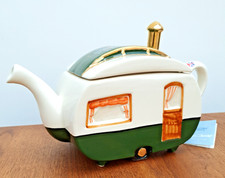 Tony Carter Limited Edition Caravan Club Collectable Hand Made Teapot - Mint