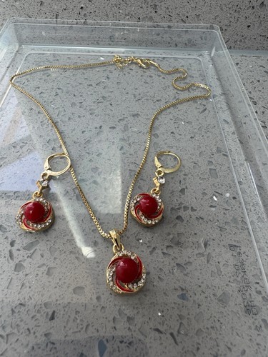 Red and gold - and,