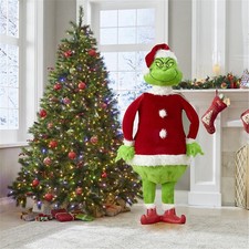 60cm Christmas Grinch Plush Toy - Soft Stuffed Doll, Perfect Xmas Gift for Kids