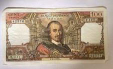 7 x Old Bank Notes French