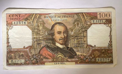 Old bank notes french - 7, x