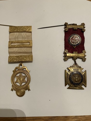 Two buffalo society medals - two,