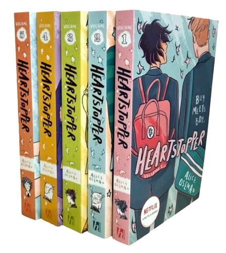 Heartstopper volumes book - 1-5,
