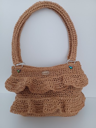 Handmade crochet shoulder bag - crochet,