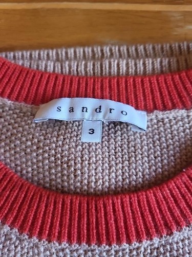 Sandro paris red beige - sandro,