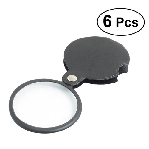 6pcs case magnifying glass - case, 5x