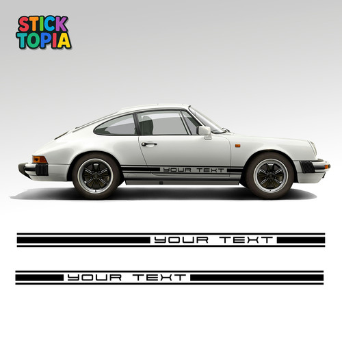 Classic porsche side stripe - classic,