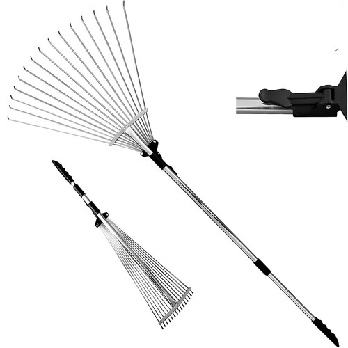 Dual telescopic metal garden - telescopic,