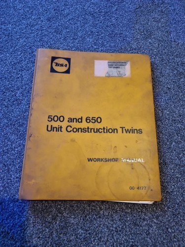 Genuine bsa 500 650 - 650, a65