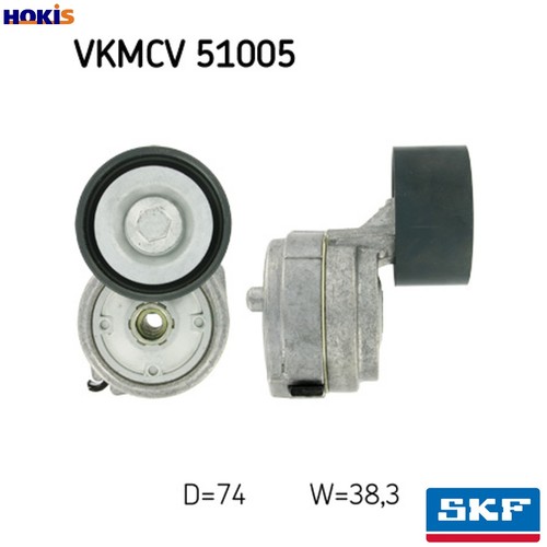 Belt tensioner vribbed - belt,